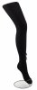 Rajstopy Czarne dla Dziewczynek z Kokardką i Perłami